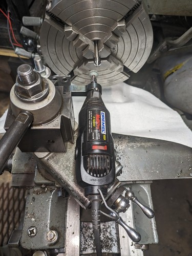 Dremel lathe tool post - lathe,
